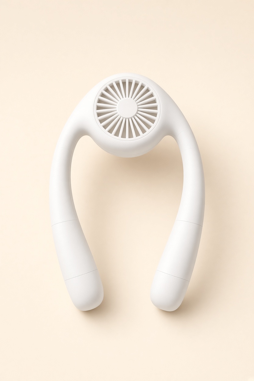 A handheld or neck fan